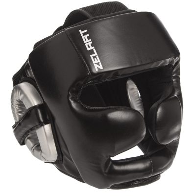Шлем боксерский с полной защитой PU ZELART BO-1355 (р-р M-XL, цвета в ассортименте)(Р¤РѕС‚Рѕ 2)
