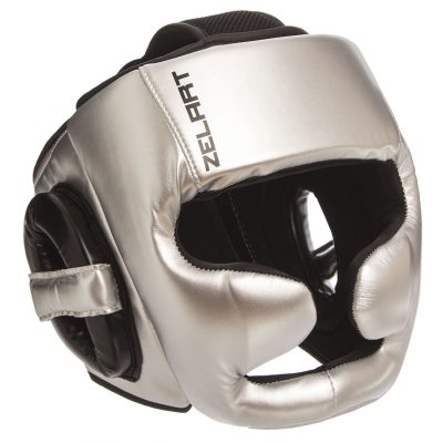 Шлем боксерский с полной защитой PU ZELART BO-1355 (р-р M-XL, цвета в ассортименте)(Р¤РѕС‚Рѕ 1)