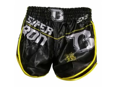 Шорты для Муай-Тай Booster TBT Pro Superbon Черный/Желтый(Р¤РѕС‚Рѕ 2)