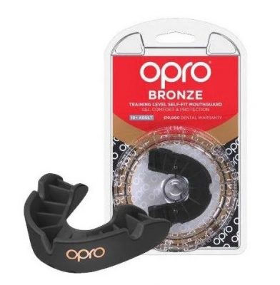 Капа OPRO Bronze взрослая Черный(Р¤РѕС‚Рѕ 1)
