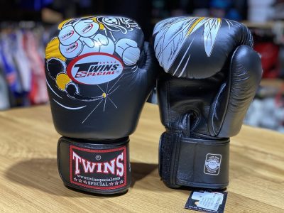 Перчатки боксерские кожаные на липучке TWINS FBGV-3-15-WH(Р¤РѕС‚Рѕ 4)