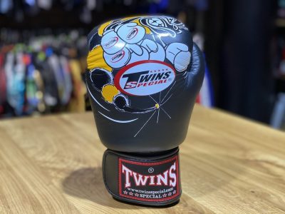 Перчатки боксерские кожаные на липучке TWINS FBGV-3-15-WH(Р¤РѕС‚Рѕ 7)