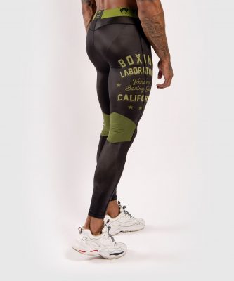 Компрессионные штаны Venum Boxing Lab Compression Tights - Черный/Хаки(Р¤РѕС‚Рѕ 3)