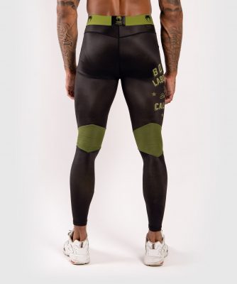 Компрессионные штаны Venum Boxing Lab Compression Tights - Черный/Хаки(Р¤РѕС‚Рѕ 4)