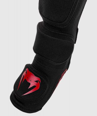 Защита ног Venum Kontact Evo Shin Guards Черный/Красный(Р¤РѕС‚Рѕ 5)