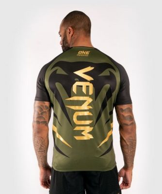  Футболка Venum x ONE FC Dry Tech T-shirt - Черный/Хаки(Р¤РѕС‚Рѕ 4)