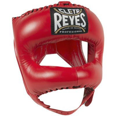 Боксерский шлем Cleto Reyes Traditional Headgear with Nylon Face Bar RED(Р¤РѕС‚Рѕ 1)