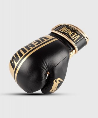 Боксерские перчатки Venum Shield Pro Boxing Gloves Velcro - Черный/Золото(Р¤РѕС‚Рѕ 2)