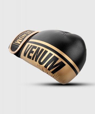 Боксерские перчатки Venum Shield Pro Boxing Gloves Velcro - Черный/Золото(Р¤РѕС‚Рѕ 4)