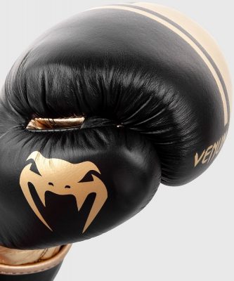 Боксерские перчатки Venum Shield Pro Boxing Gloves Velcro - Черный/Золото(Р¤РѕС‚Рѕ 7)