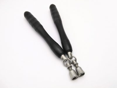 Скакалка профессиональная алюминиевая утяжеленная с тремя тросиками Черный Fight Cult(Р¤РѕС‚Рѕ 1)