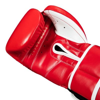 Перчатки боксерские TITLE Boxeo Mexican Leather Training Gloves Tres Red(Р¤РѕС‚Рѕ 4)