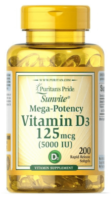 Vitamin Puritan's Pride d3 5000 iu(Р¤РѕС‚Рѕ 1)