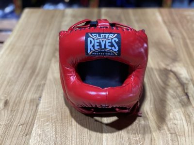 Боксерский шлем Cleto Reyes Traditional Headgear with Nylon Face Bar RED(Р¤РѕС‚Рѕ 3)