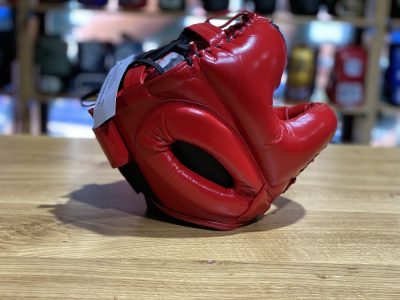 Боксерский шлем Cleto Reyes Traditional Headgear with Nylon Face Bar RED(Р¤РѕС‚Рѕ 5)
