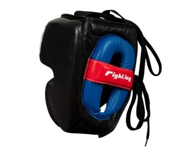 Шлем боксерский Fighting Leather Sparring Headgear Черный(Р¤РѕС‚Рѕ 2)