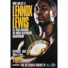 Замовити Плакат Lewis vs Klitschko Poster