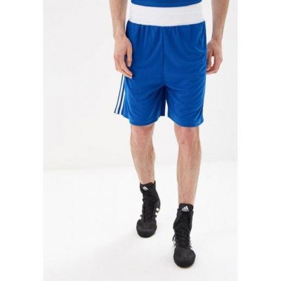 Форма для занятий боксом Adidas Base Punch New (шорты + майка, синяя, ADIBTT02/ADIBTS02)(Р¤РѕС‚Рѕ 2)