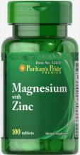 Замовити Витаминный комплекс Magnesium whith Zinc (100 таблеток)