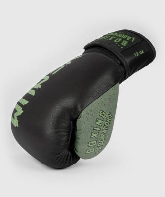 Боксерские перчатки Venum Boxing Lab Gloves - Черный/Зеленый(Р¤РѕС‚Рѕ 4)