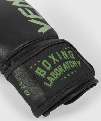 Боксерские перчатки Venum Boxing Lab Gloves - Черный/Зеленый(Р¤РѕС‚Рѕ 5)