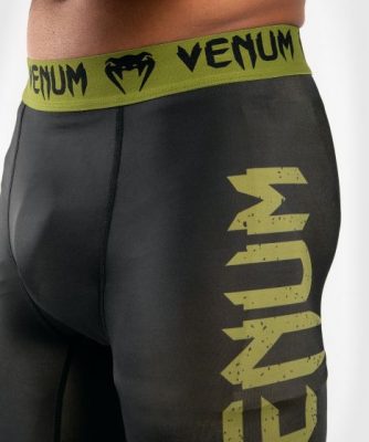 Шорты компрессионные Venum Boxing Lab Training shorts - Черный/Зеленый(Р¤РѕС‚Рѕ 4)