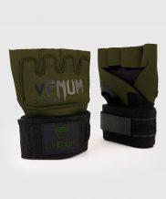 Замовити Накладки гелевые бинты Venum Gel Kontact Glove Wraps Хаки/Черный
