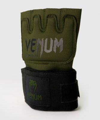 Накладки гелевые бинты Venum Gel Kontact Glove Wraps Хаки/Черный(Р¤РѕС‚Рѕ 3)