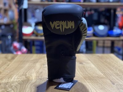 Боксерские перчатки Venum Boxing Lab Gloves - Черный/Зеленый(Р¤РѕС‚Рѕ 10)