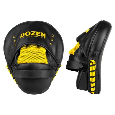 Лапы Dozen Monochrome Training Focus Mitts Черный/Желтый(Р¤РѕС‚Рѕ 2)