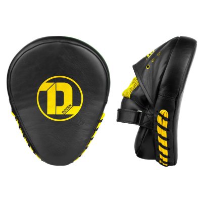 Лапы Dozen Monochrome Training Focus Mitts Черный/Желтый(Р¤РѕС‚Рѕ 1)