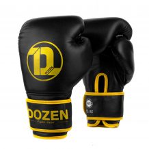 Замовити Боксерские перчатки Dozen Monochrome Training Boxing Gloves Черный/Желтый