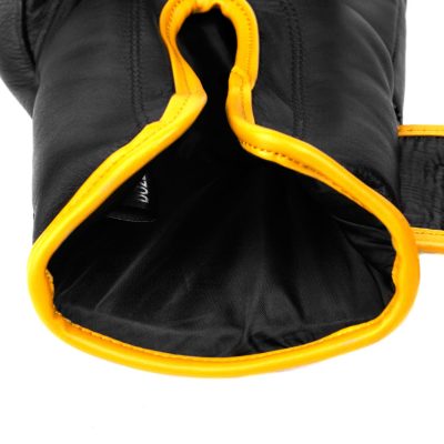 Боксерские перчатки Dozen Monochrome Training Boxing Gloves Черный/Желтый(Р¤РѕС‚Рѕ 5)