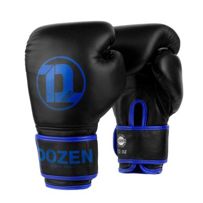 Боксерские перчатки Dozen Monochrome Training Boxing Gloves Черный/Синий(Р¤РѕС‚Рѕ 1)
