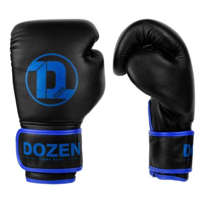 Боксерские перчатки Dozen Monochrome Training Boxing Gloves Черный/Синий(Р¤РѕС‚Рѕ 2)