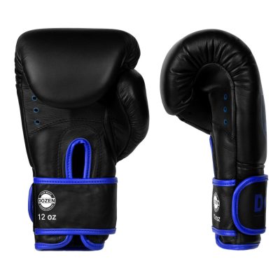 Боксерские перчатки Dozen Monochrome Training Boxing Gloves Черный/Синий(Р¤РѕС‚Рѕ 3)