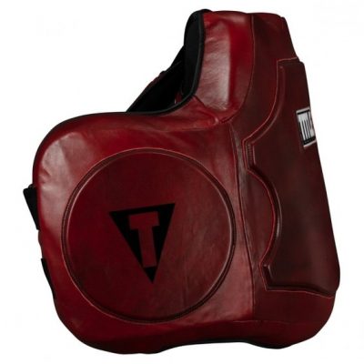 Защита корпуса (Жилет тренерский) TITLE Boxing Blood Red Leather Body Protector(Р¤РѕС‚Рѕ 5)