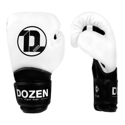 Боксерские перчатки Dozen Dual Impact Training Boxing Gloves Белый/Черный(Р¤РѕС‚Рѕ 2)