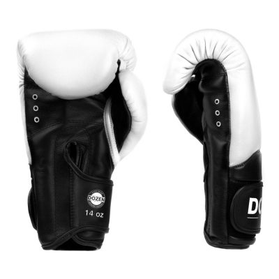 Боксерские перчатки Dozen Dual Impact Training Boxing Gloves Белый/Черный(Р¤РѕС‚Рѕ 3)