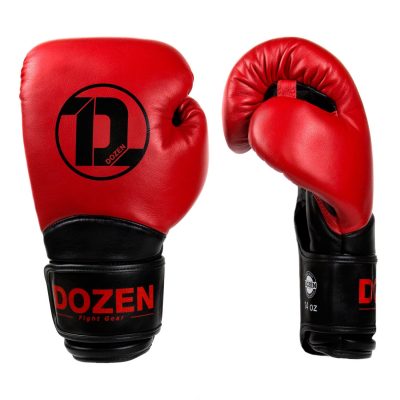 Боксерские перчатки Dozen Dual Impact Training Boxing Gloves Красный/Черный(Р¤РѕС‚Рѕ 2)