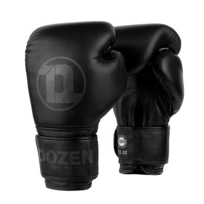 Боксерские перчатки Dozen Monochrome Training Boxing Gloves Черный(Р¤РѕС‚Рѕ 1)