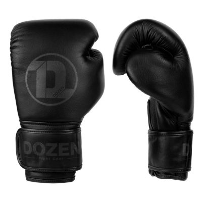 Боксерские перчатки Dozen Monochrome Training Boxing Gloves Черный(Р¤РѕС‚Рѕ 2)