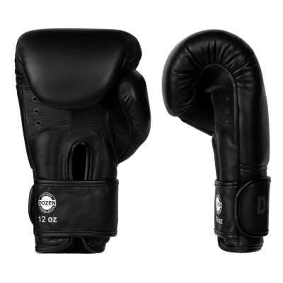 Боксерские перчатки Dozen Monochrome Training Boxing Gloves Черный(Р¤РѕС‚Рѕ 3)