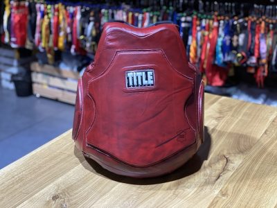 Защита корпуса (Жилет тренерский) TITLE Boxing Blood Red Leather Body Protector(Р¤РѕС‚Рѕ 8)