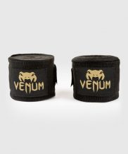 Замовити Боксерские бинты Venum Kontact Boxing Handwraps Черный/Золото