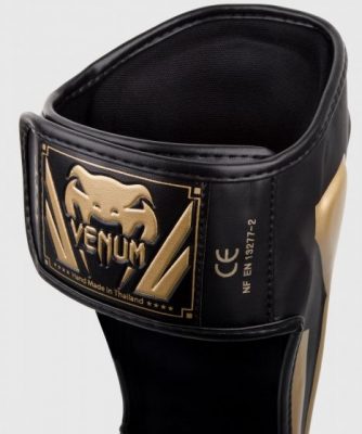Защита ног Venum Elite Standup Shin Guards - Черный/Золото(Р¤РѕС‚Рѕ 3)