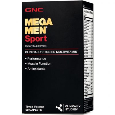 Мультивитамины мужские GNC Mega Men Sport (90 капсул)(Р¤РѕС‚Рѕ 1)