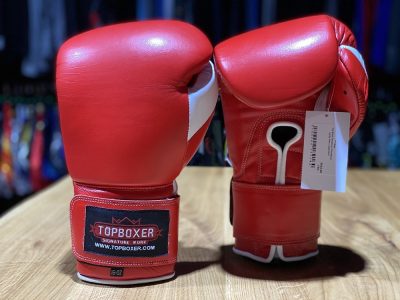 Боксерские перчатки Top Boxer Alien Красный(Р¤РѕС‚Рѕ 4)