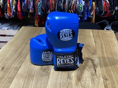Перчатки боксерские Cleto Reyes Hook & Loop Training Gloves Синий(Р¤РѕС‚Рѕ 2)