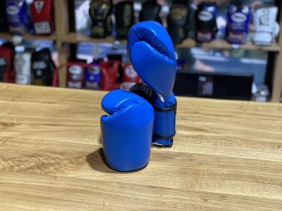 Перчатки боксерские Cleto Reyes Hook & Loop Training Gloves Синий(Р¤РѕС‚Рѕ 3)